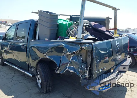 2007 Nissan Titan Xe from USA, damaged, VIN 1N6AA07A97N213314